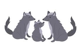 Download Wolf Family Svg Cut File By Creative Fabrica Crafts Creative Fabrica