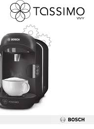 Bedienungsanleitung Bosch Tassimo Vivy Tas1202 128 Seiten