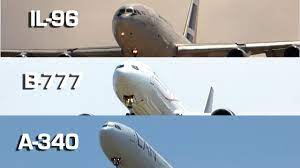 The aftermath hasn't been that sweet for either aircraft. Boeing 777 Vs Il96 Vs Airbus 340 Youtube
