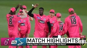 The sydney sixers have won their last 2 matches. Hhbpecb9urb8zm