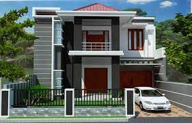 Rumah ini memiliki 5 kamar tidur, yaitu dua di lantai satu dan tiga di ada balkon luas outdoor di atas atap dan di samping bangunan lantai 2, cocok untuk menikmati suasana asri di tempat tinggal anda bersama keluarga. Modern 2 Storey House Designs Rumah Minimalis Desain Balkon Rumah Arsitektur