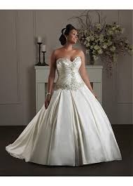 217 00 Fabulous Satin Sweetheart Neckline Basque Waistline Ball Gown Plus Size Wedding Dre Plus Size Wedding Gowns Ball Gowns Wedding Ball Gown Wedding Dress
