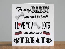 Birthday Greetings For Dad Birthday Card To Dad From The Dog This Greeting Card Has Been Designed With Paws Birthday Wishes Greeting Cards Birthday Wishes Greetings Dad Birthday Card