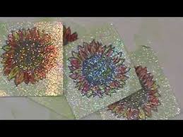 The offset glitter paper for card making technology ensures that the print designs and colors are lively and last for a long time. Glitter Stamping Technique Youtube Card Embellishments Glitter Cards Handmade Paper Crafts
