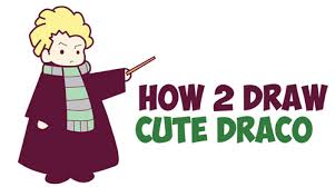 More tutorials in harry potter. How To Draw Cute Draco Malfoy From Harry Potter Chibi Kawaii Easy Step By Step Drawing Tutorial How To Draw Step By Step Drawing Tutorials