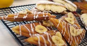 Breville Sandwich Toasted Banana Cakes Recipe Sandwich Maker Recipes Baked Banana Pie Iron Recipes