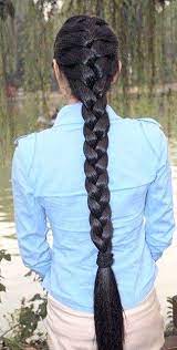 Silky Shining Braid Indian Long Hair Braid Really Long Hair Braids For Long Hair