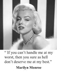 Marilyn Monroe If You Can T Handle Me Famous Quote 8 X 10 Photo Picture Bws1 Marilyn Monroe Quotes Wise Girl Best Love Quotes