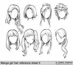 Animefrau Zeichnet Skizze Female Sketch Ideen Animefrau Female Ideen Sketch Skizze Zeichnet Animef Frisuren Zeichnen Manga Frisuren Haare Zeichnen