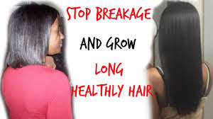 Split ends and broken hair fibres can cause the hair to look dry, straggly and uneven at the ends, with the lengths looking flat and dull. How I Stop Hair Breakage Mend Split Ends Instantly I Relaxed And Natural Hair Youtube