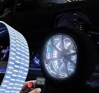 SDO Sando Tech 17.5" Quad Row LED Wheel Lights - White & Amber Turn Signals  With Remote