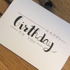 Hundreds of templates to personalize. Handlettering Birthday Card Hand Lettering Cards Birthday Card Drawing Happy Birthday Calligraphy