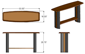Dimension tables' help to describe dimensions i.e. Console Table Caretta Workspace