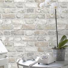 Papier Peint Vinyle Briques Vieillies Orange Leroy Merlin En 2020 Papier Peint Vinyle Papier Peint Papier Peint Effet Brique