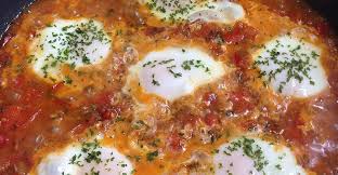 Chakchouka Shakshouka Recipe In 2020 Recipes Stuffed Peppers Flavorful Breakfast
