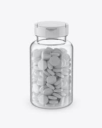 Clear Pill Bottle Mockup High Angle Shot In Bottle Mockups On Yellow Images Object Mockups Bottle Mockup Pill Bottles Mockup Free Psd