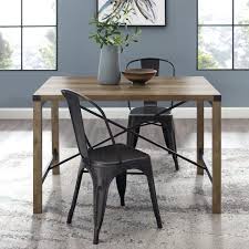 We did not find results for: Walker Edison Furniture Company 48 In Rustic Oak Industrial Farmhouse Dining Table Hdw48mwro The Home Depot
