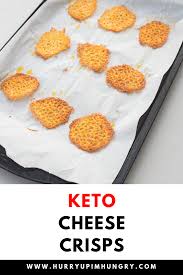 Keto cheese crisps can be made in 5 minutes for a perfect chips substitution, to layer with delicious dips or to simply eat on their own. Keto Cheese Crisps