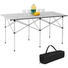 Best Choice Products Camping Portable Aluminum 55 Roll Up Picnic Table W Carrying Bag All4hiking Com Folding Table Camping Table Aluminum Folding Table