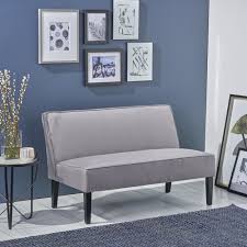 Charlotte Modern Simple Elegant Fabric Loveseat Ebay
