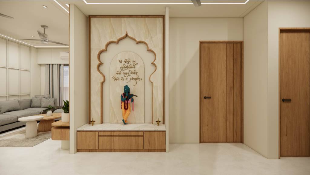 Modern Mandir Design for Home Vadodara product image