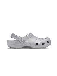 Sind sie auf der suche nach crocs damenschuhen? Crocs Damen Badepantoffeln Classic Glitter Grau 37 38
