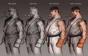 Ryu Comicon Challenge 2014 Zbrush Capcom Art Character Modeling
