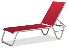Kick back and relax on an outdoor chaise lounge chair. Gardenella Sling 4 Position Armless Chaise Contemporary Outdoor Chaise Lounges By Telescope Casual Furniture Houzz