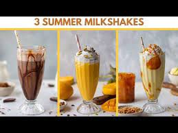 Three Summer Milkshakes Easy To Make Milkshake Recipes Chocolate Mango Shake Butterscotch S In 2021 Milkshake Recipe Chocolate Milkshake Recipes Chocolate Recipes