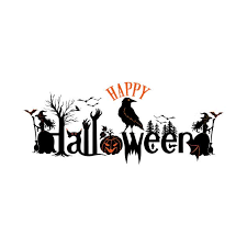 Black Orange Spooky Halloween Concept Typography Design Disegni Di Halloween Halloween Immagini