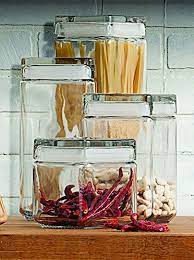 Every product is a solution to everyday household tasks, bringing a touch of ingenuity to ordinary utility. Anchor Hocking 1 Quart Stackable Jars With Glass Lids Set Of 4 Buy Online At Best Price In Uae Amazon Ae