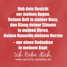 Hab Dein Gesicht Vor Meinen Augen Deinen Duft In Meiner Nase Den Klang Deiner Stimme In Meinen Ohren Deinen Name Liebe Spruch Worte Der Liebe Liebe Gedanken