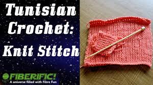 Check spelling or type a new query. Knitting With A Crochet Hook How To Crochet With The Tunisian Knit Stitch Fiberific Ep 11 Youtube