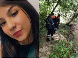 Corpo de jovem desaparecida é encontrado em mata e ex é procurado