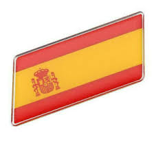 Animierte und wehende fahnen zu spanien. Aufkleber Spanien Spain 3d Auf Kleber Schriftzug Flagge Metall Selbstklebend Ebay