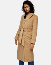 Also set sale alerts and shop exclusive offers only on shopstyle. Topshop Belted Wool Coat In Camel Asos