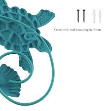 This can in some cases make it easier in choosing the correct wall art for. Sea Turtles Wall Art With Shells And Starfish Nautical 3d Metal Hanging Decor By Lavish Home On Sale Overstock 25748010