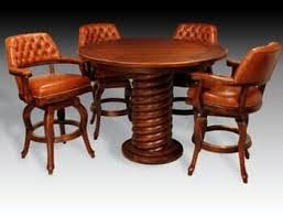 This lovely bar table set adds an element of sophistication to any living space. Home Furnishings Barstool And Dinette Outlet Penryn California