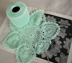 Pineapple Doily In Progress Crochet Projects Knitting Patterns Doilies