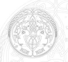 Celtic Style Mandala By Simis Jpg 1181 1088 Mandala Coloring Pages Celtic Mandala Celtic Coloring