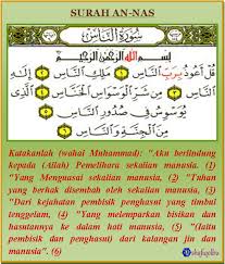 Its grandeur and high status are depicted by its various names, mentioned by commentators. Bacaan Surah An Nas Dan Terjemahan Melayu Rumi Shafiqolbu