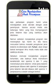 Tapi, mainan yang dipilihkan tetap harus bisa menunjang pertumbuhan fisik dan otaknya. Skachat Cara Mendapat Anak Perempuan Google Play Apps Awcnpbtt31bo Mobile9