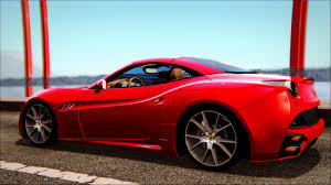 The rapid gt's design strongly resembles the aston martin v8 vantage roadster in the rear and main body of the car, and the 2011 ferrari california in terms of grille and exhaust arrangement. Gta San Andreas 2009 Ferrari California Mod Gtainside Com