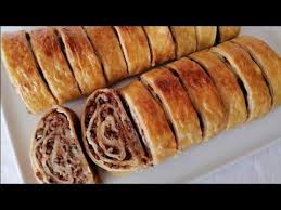 rulo seklinde yapilan hamur islerinin en guzel ve en lezzetli tariflerinden biri olan sasali boreginin herkes denesin yemek tarifleri yiyecek ve icecek yemek