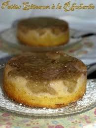 Petits Gateaux A La Rhubarbe Dans Vos Assiettes Gateau Rhubarbe Rhubarbe Dessert Rhubarbe