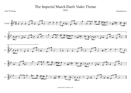 Tubescore Sheet Music For The Imperial March For Flute Star Wars Music Scores By John Williams The Trombone Sheet Music Cello Sheet Music Viola Sheet Music