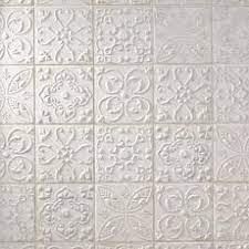 Aged White Ornato Matte Ceramic Tile White Tile Backsplash Ceramic Tiles French Country Bathroom