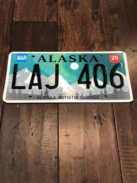 1966 alaska non pass pair mnt $49.99. Alaska Artistic License Plate License Plate Collector Vintage Etsy License Plate License Plate Designs State License Plate