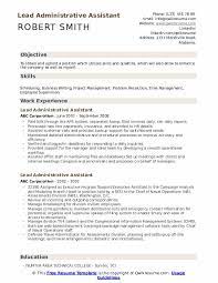 In this post, you'll find a resume example for the administrative assistant job position. Lead Administrative Assistant Resume Samples Qwikresume