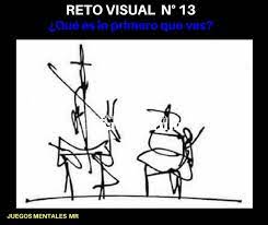 Este juego imprimible es entretenido para los niños y al mismo tiempo les permite desarrollar la atención y la percepción visual. Que Es Lo Primero Que Ves Juegos Mentales Mr Facebook